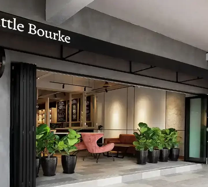 Exquisite interior design at Little-Bourke Cafe exudes luxury