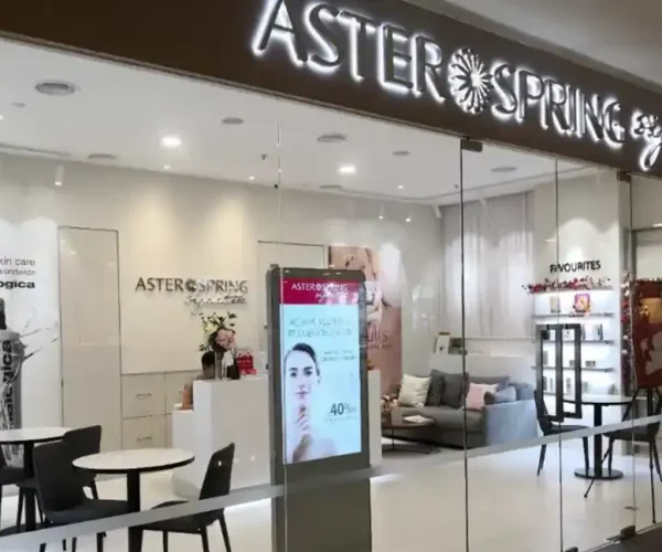 Creative interior design for a beauty product shop